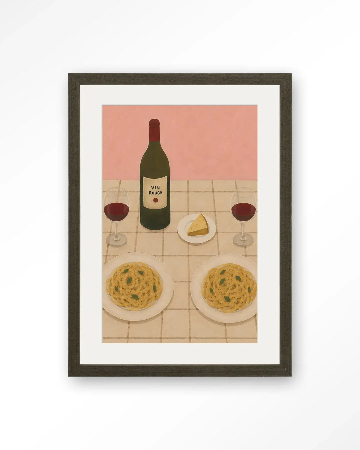 Pasta Party - Moderne Wanddecoratie | Artprint, Glass Art & Wandkleed by Urban Cotton