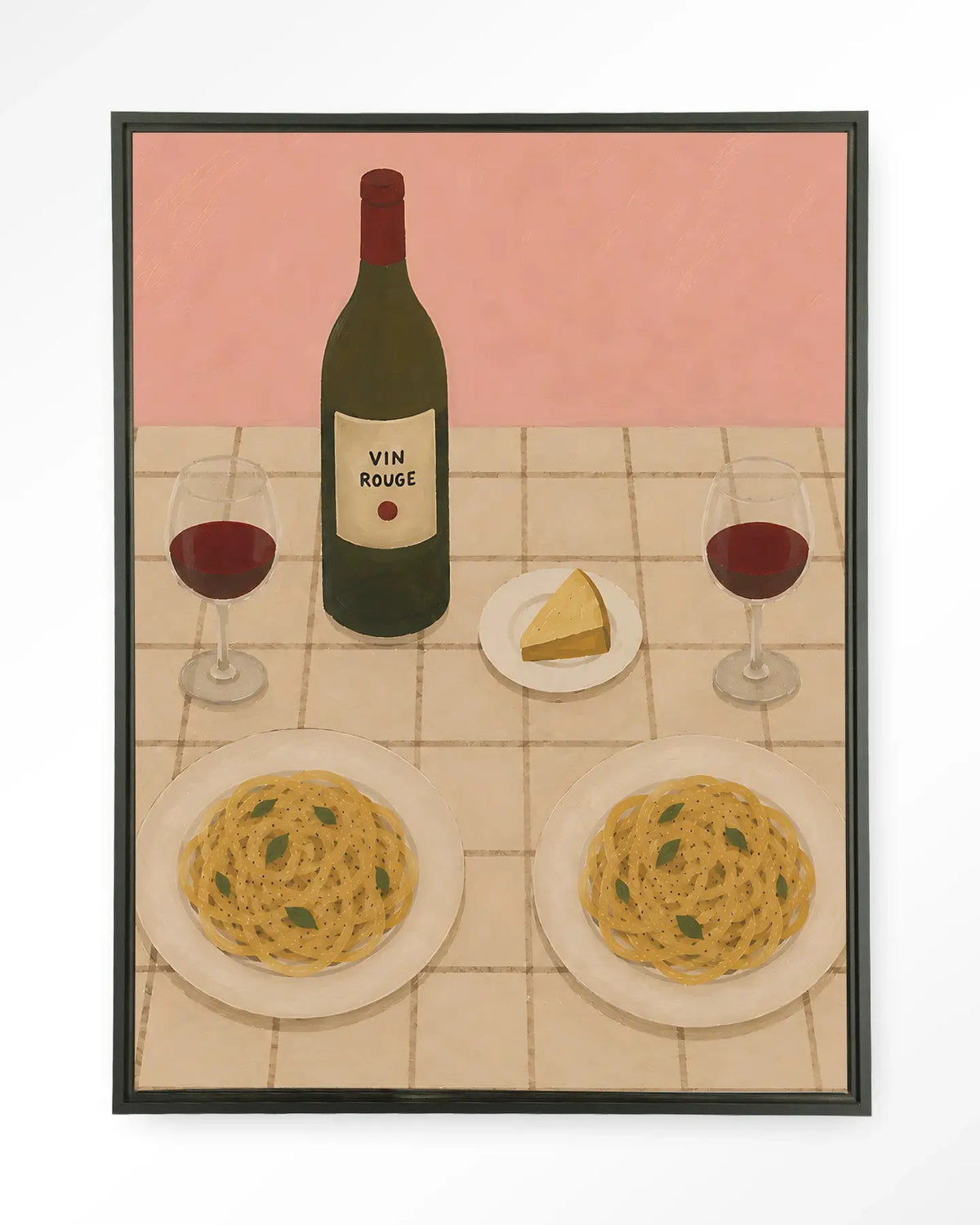 Pasta Party - Moderne Wanddecoratie | Artprint, Glass Art & Wandkleed by Urban Cotton
