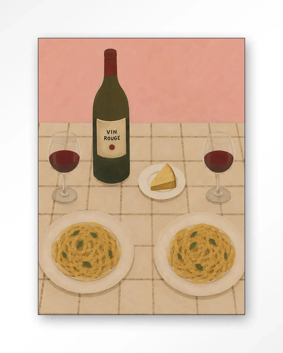 Pasta Party - Moderne Wanddecoratie | Artprint, Glass Art & Wandkleed by Urban Cotton