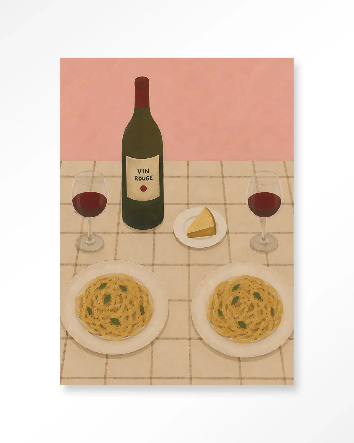 Pasta Party - Moderne Wanddecoratie | Artprint, Glass Art & Wandkleed by Urban Cotton