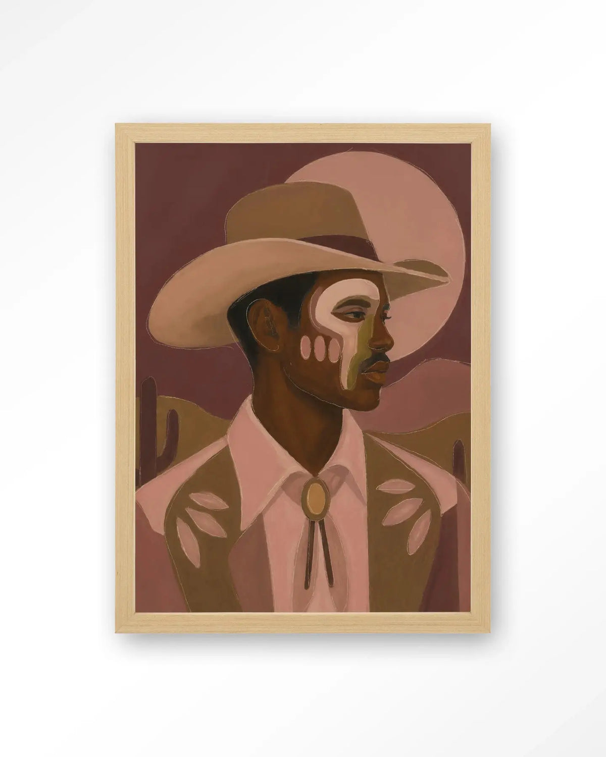 Western Night - Moderne Wanddecoratie | Artprint, Glass Art & Wandkleed by Urban Cotton
