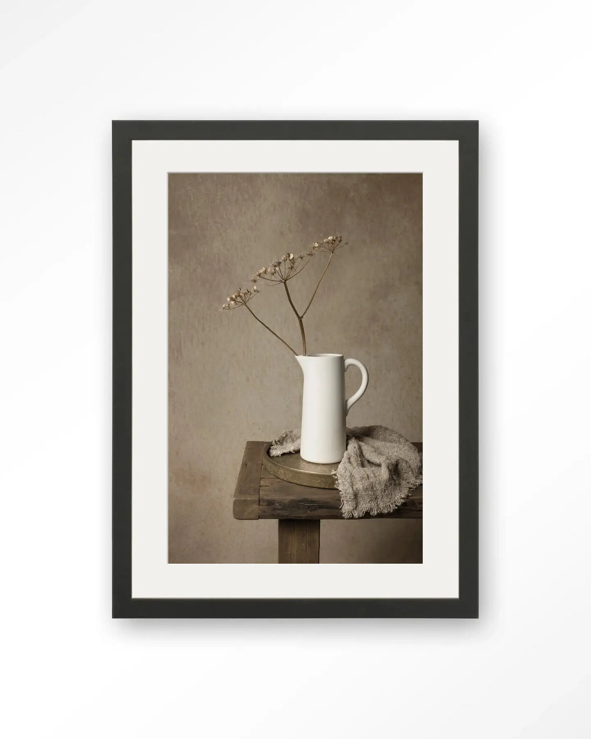 Dried Botanical Elegance - Moderne Wanddecoratie | Artprint, Glass Art & Wandkleed by Urban Cotton