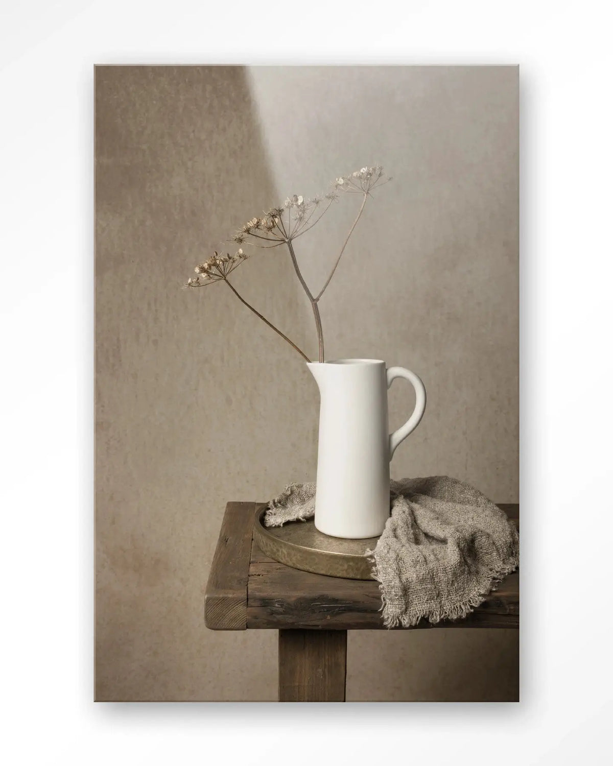 Dried Botanical Elegance - Moderne Wanddecoratie | Artprint, Glass Art & Wandkleed by Urban Cotton