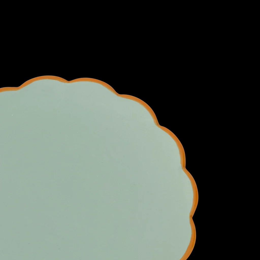 Good Morning bord Sculpted, Celadon