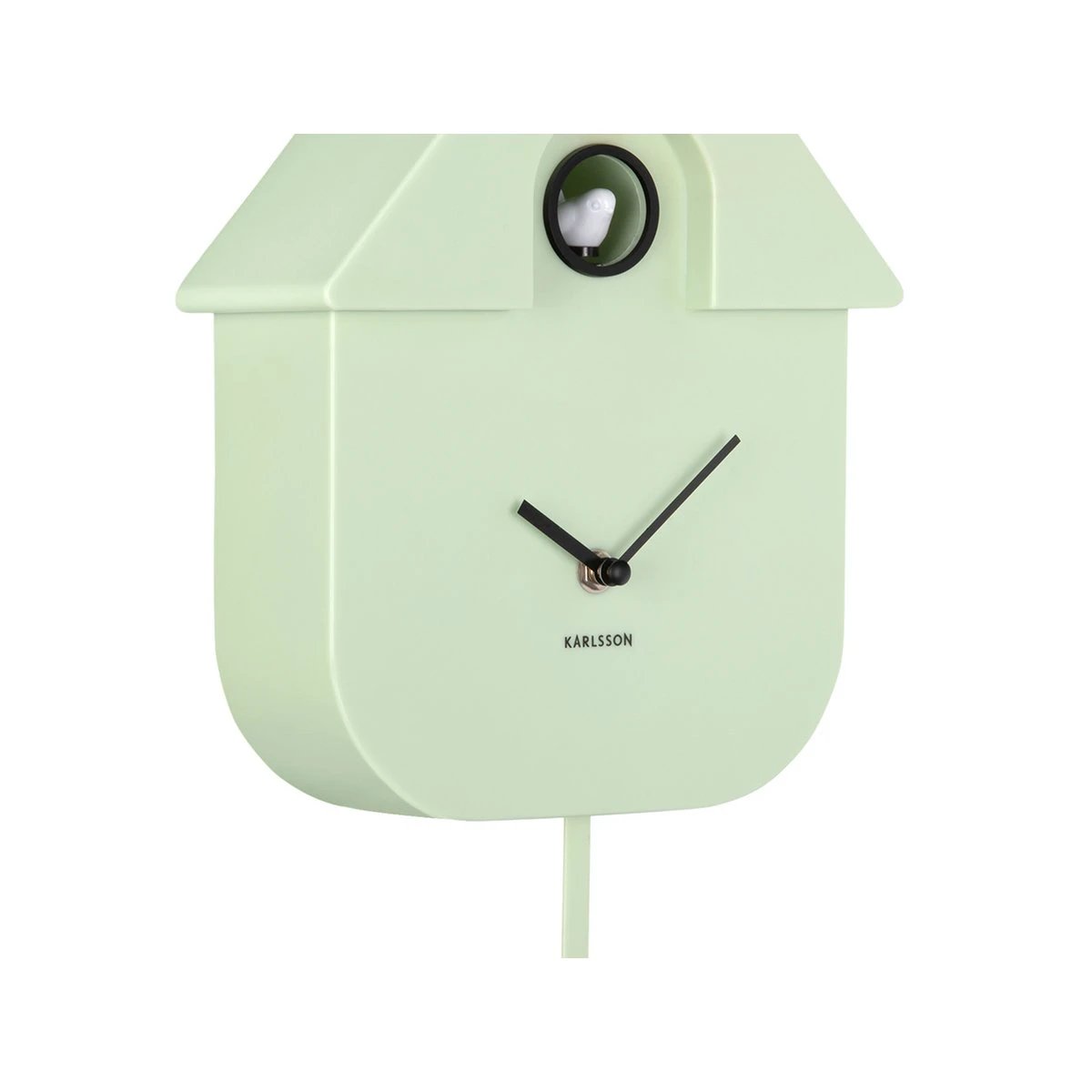 Wandklok Moderne Koekoek Groen by Karlsson