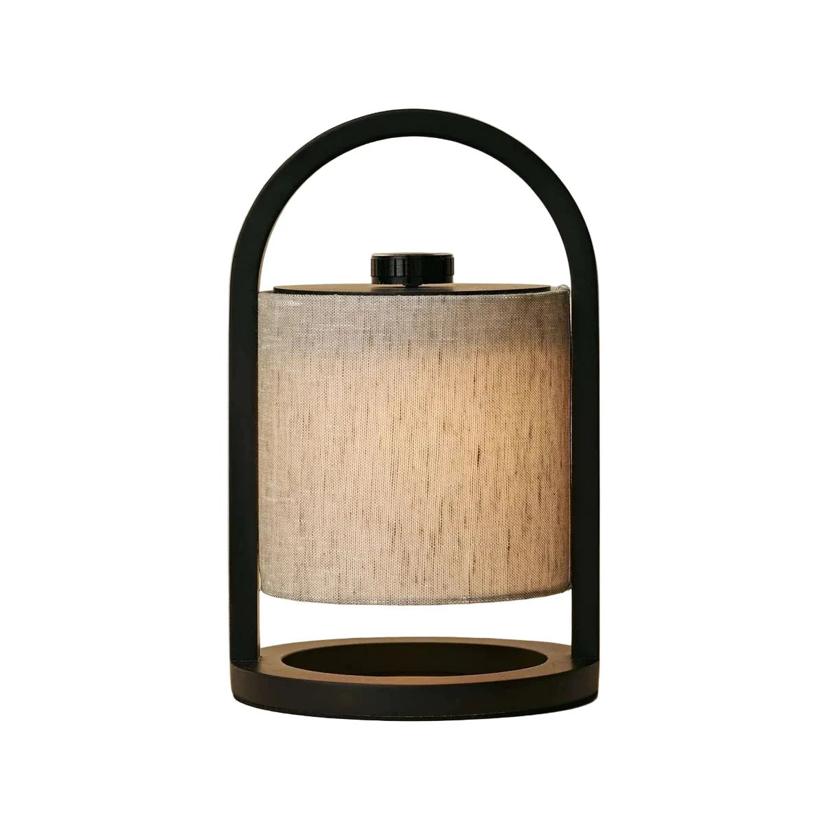 Tafellamp oplaadbaar River Black & Gray Wooden by Tavellio - Amsterdam