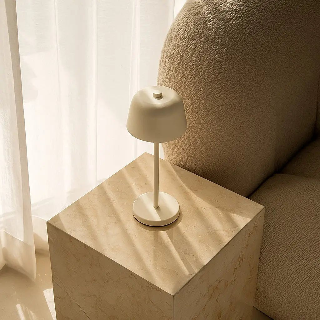 Tafellamp oplaadbaar Anton vanille