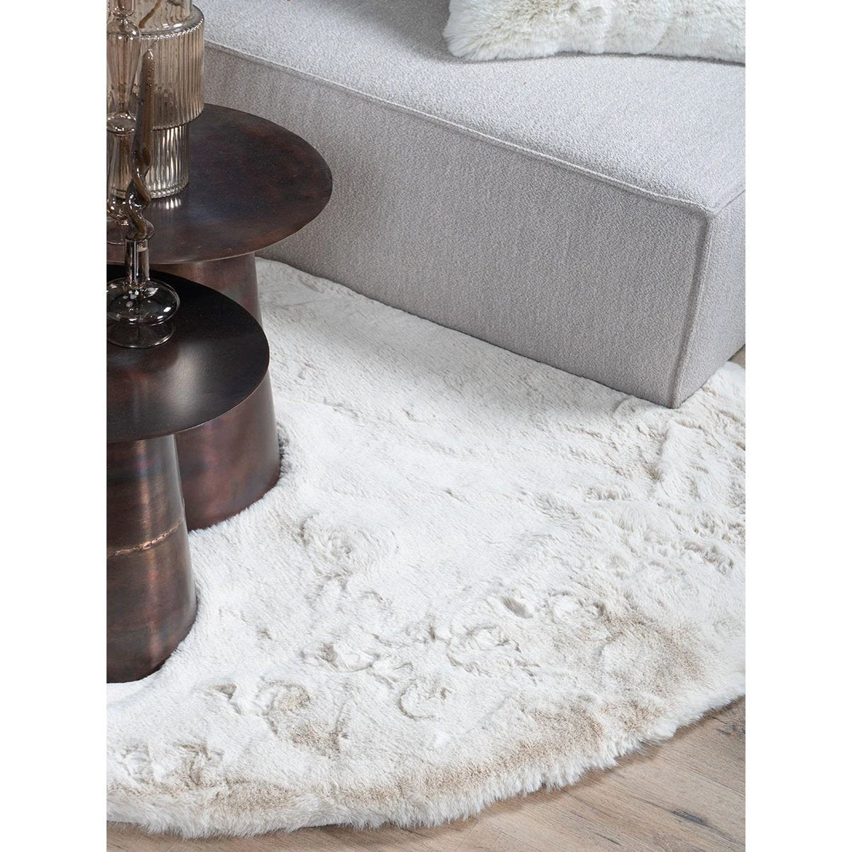 Vloerkleed Morbido Beige - Organisch 160 x 230 cm by Veer Carpets