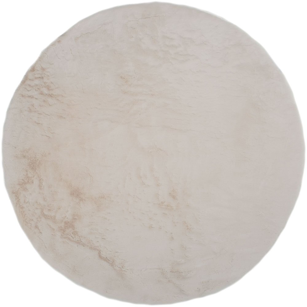 Vloerkleed Morbido Beige – Rond ø160 cm