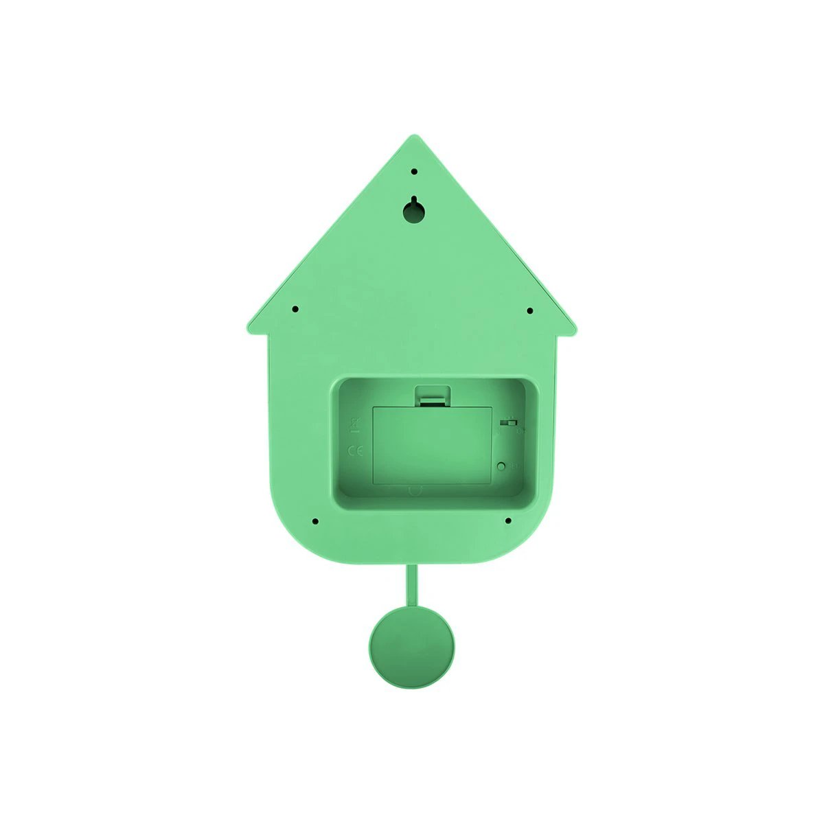 Wandklok Moderne Koekoek Groen by Karlsson