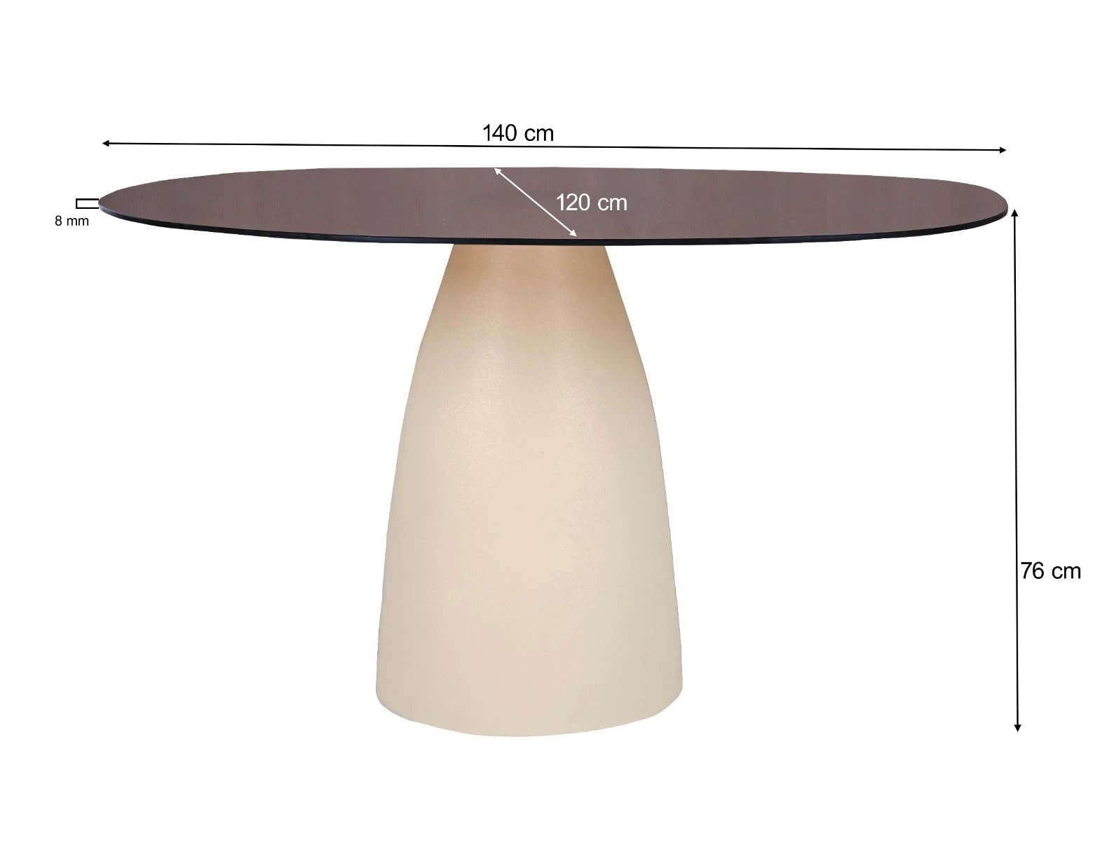 Eettafel Brix Mylon by Brix