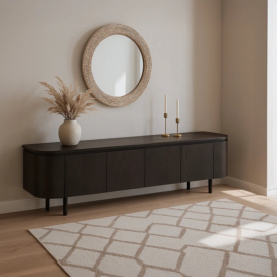 TV-meubel Tobago Espresso 210cm by Livingfurn