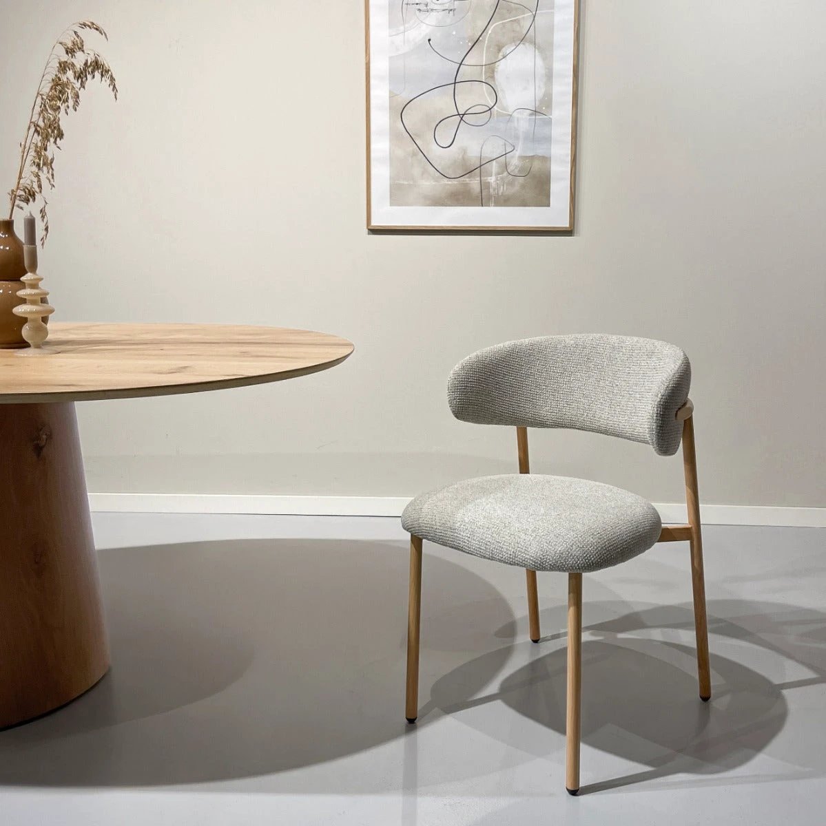 Stoel Micah Hush Oak (set van 2) by Livingfurn