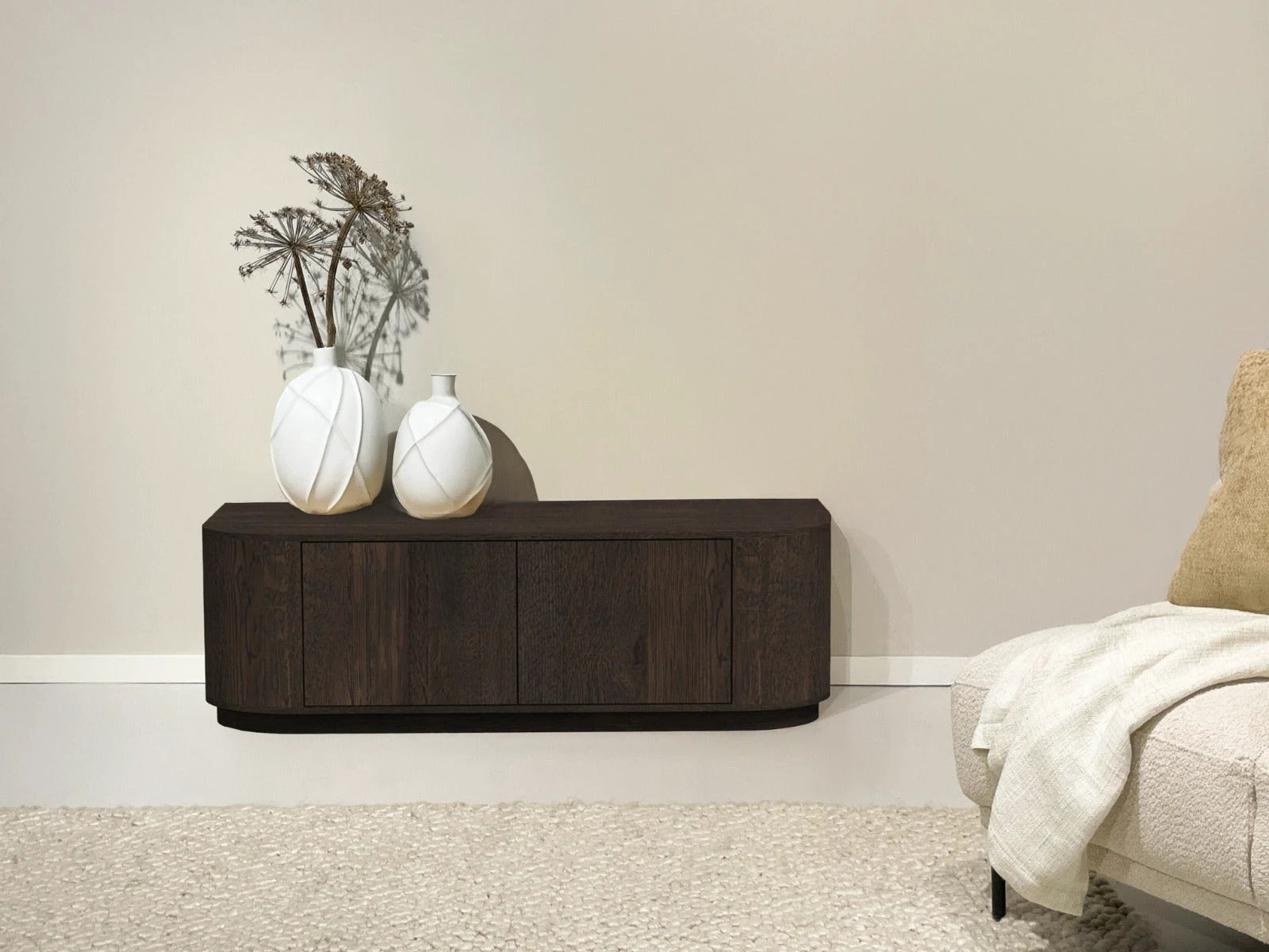 TV-meubel Novero Espresso 140cm by Livingfurn