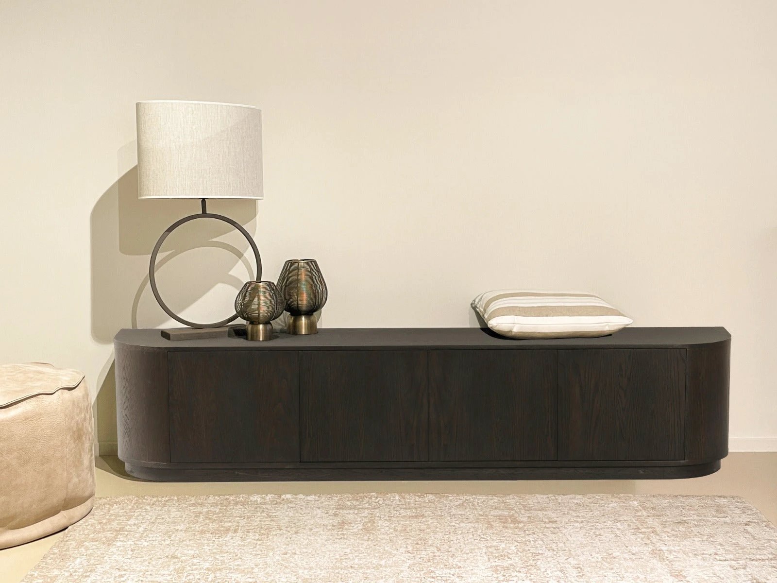 TV-meubel Novero Espresso 220cm by Livingfurn