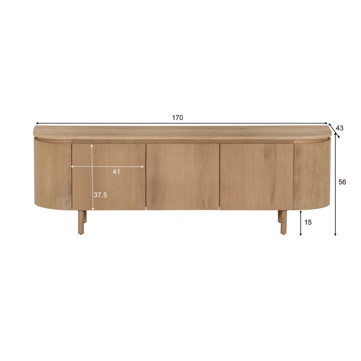 Dressoir Tobago 170cm