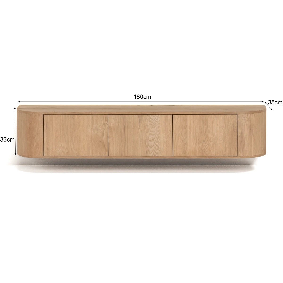 TV-meubel Novero Zwevend 180cm by Livingfurn