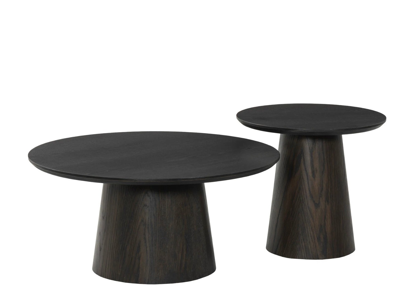 Bijzettafel Novero Espresso 50 cm by Livingfurn