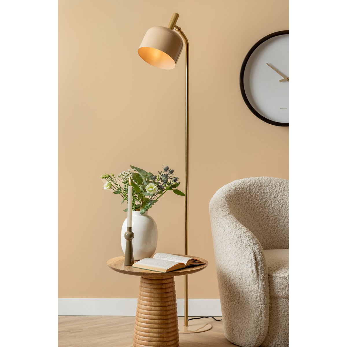 Vloerlamp Smart Beige