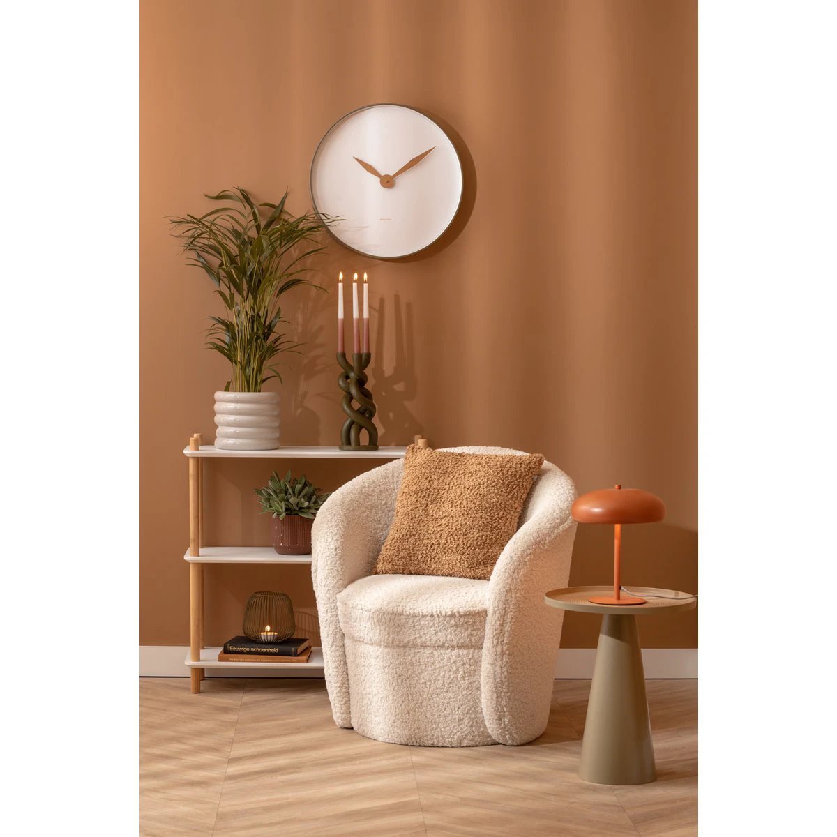 Wandklok Albatros by Karlsson