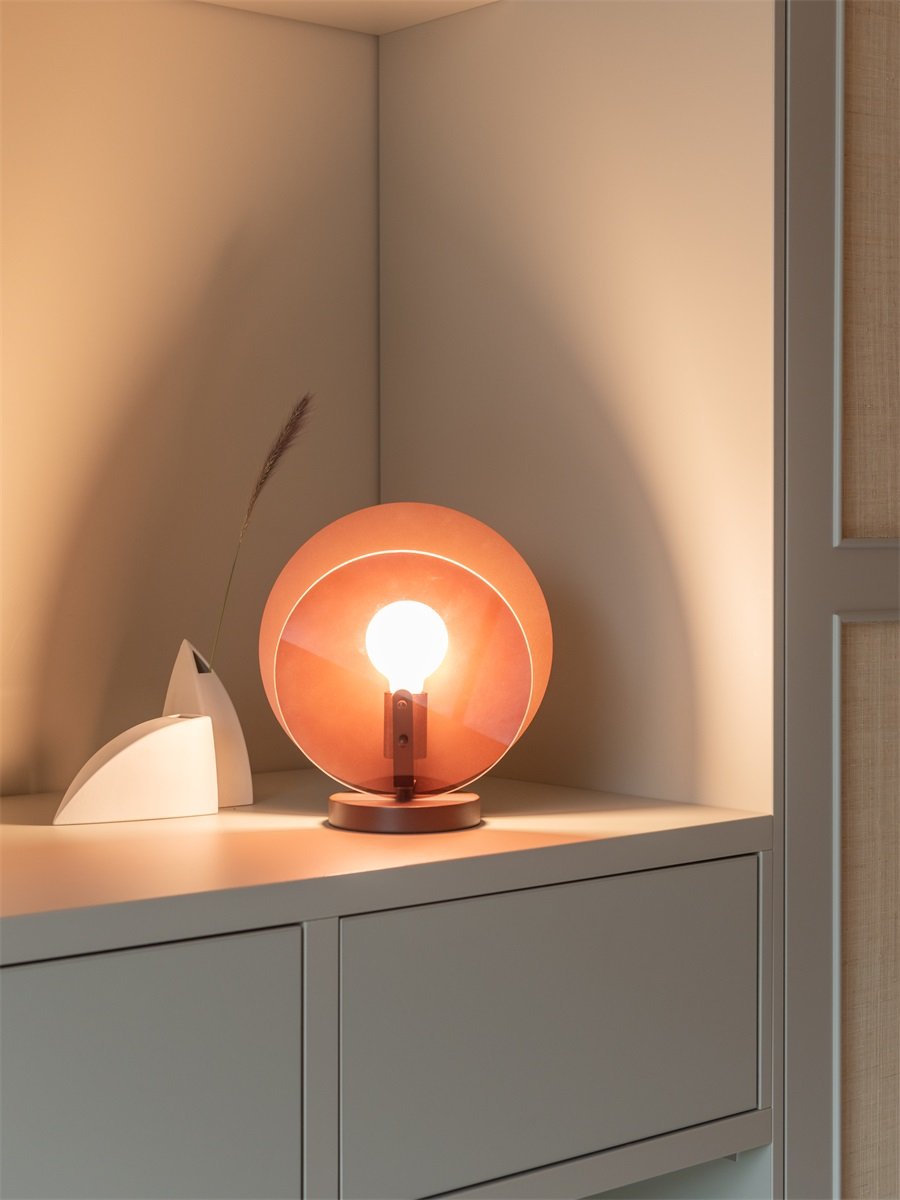 Tafellamp Toledo, Bruin