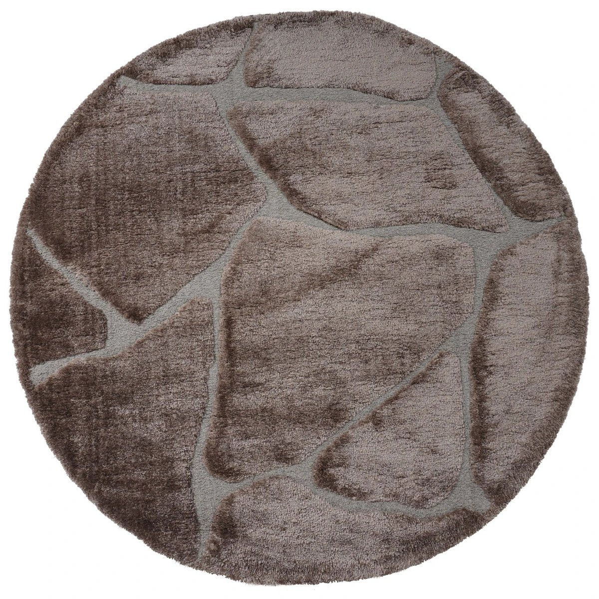 Vloerkleed Macy Bruin Rond ø160 cm by Veer Carpets