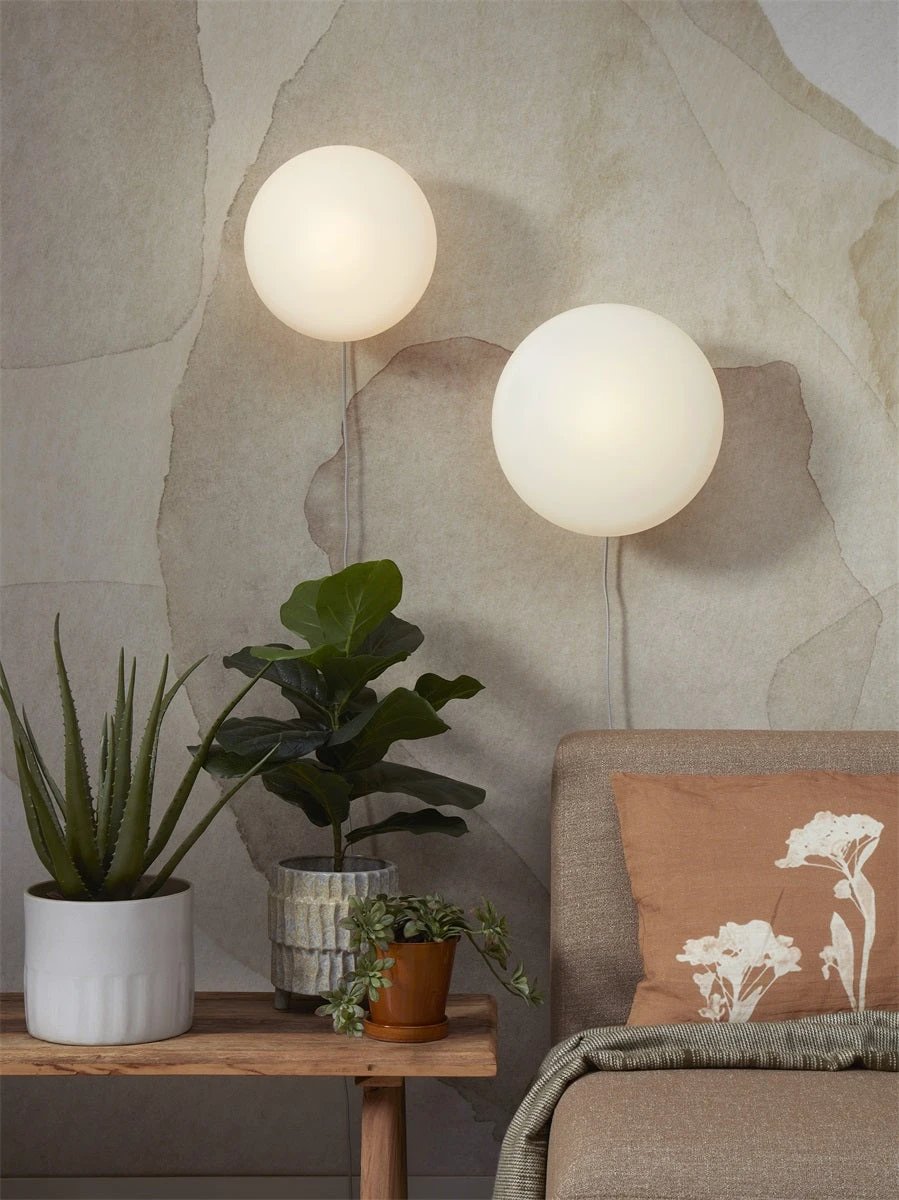 Wandlamp Sapporo - Wit - Ø28cm by it's about RoMi