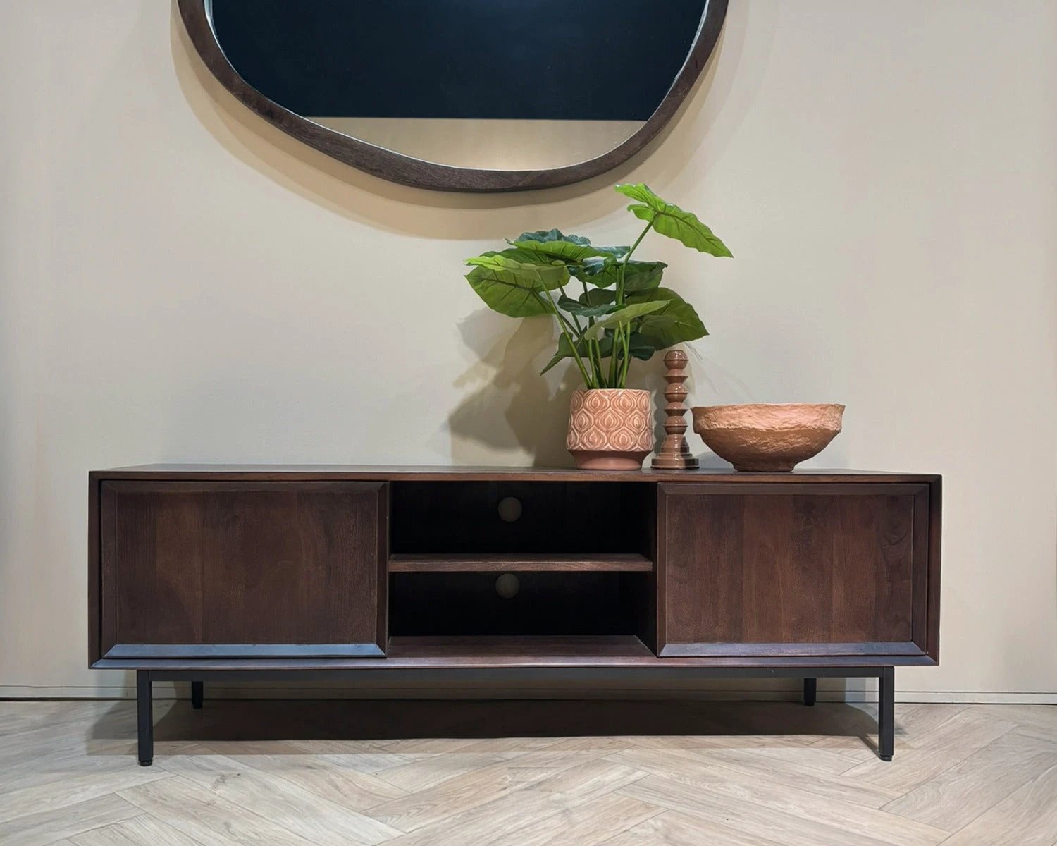 TV-meubel Ravenstein Bruin 150cm by Livingfurn