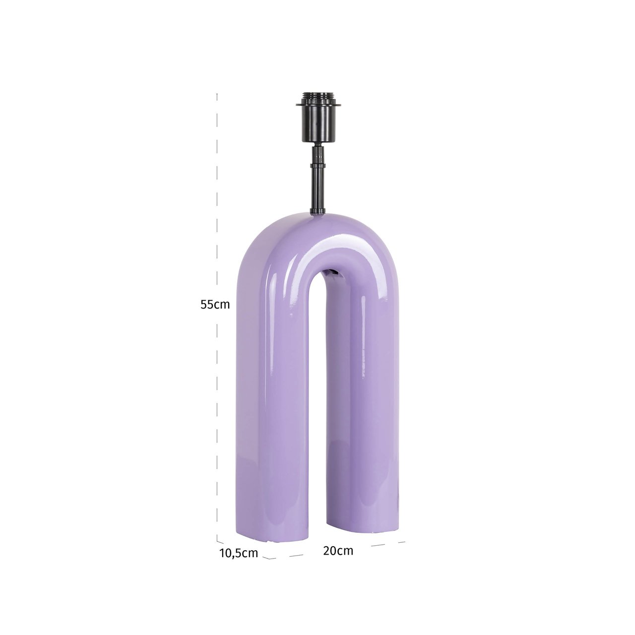 Tafellamp Elvine paars