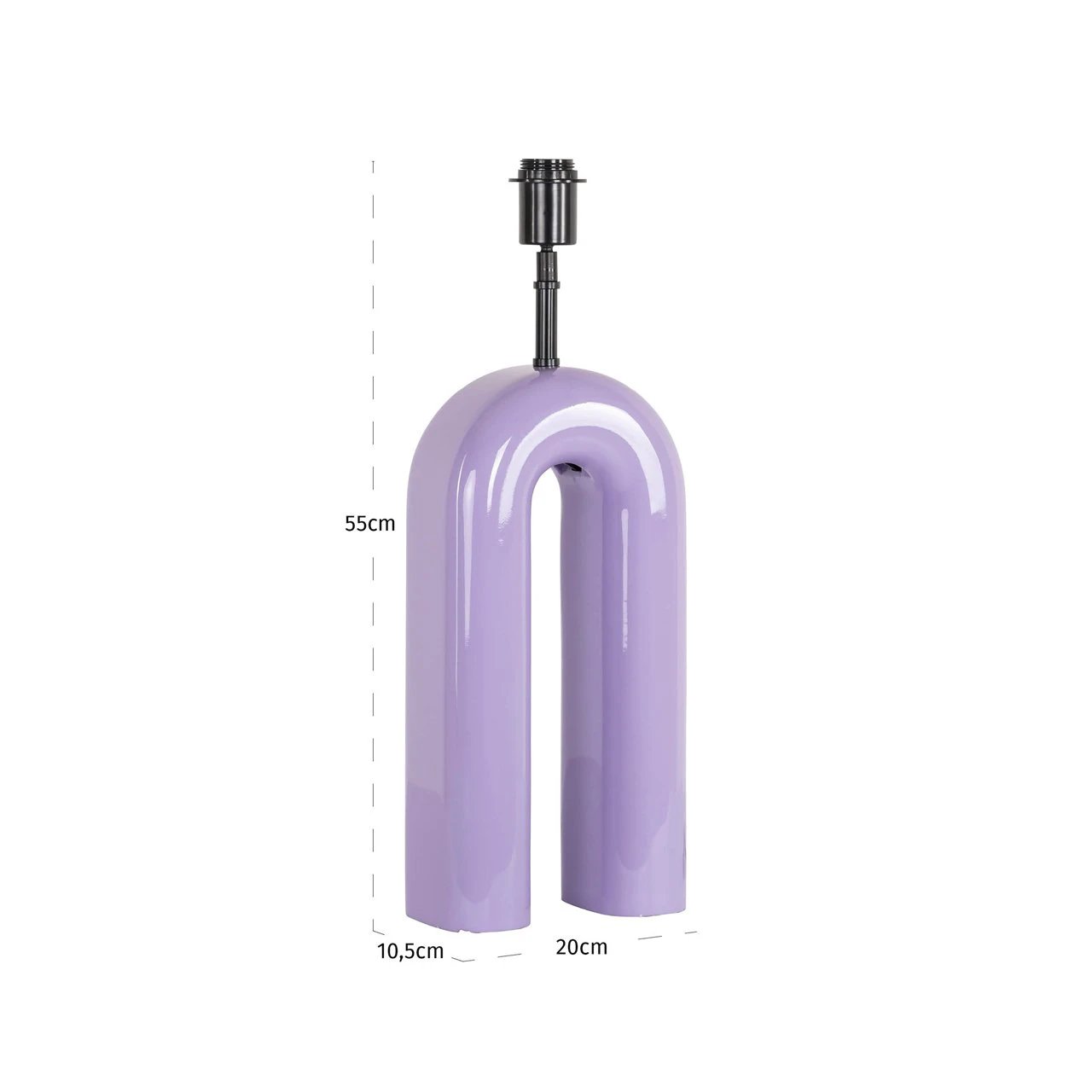 Tafellamp Elvine paars by Richmond Interiors