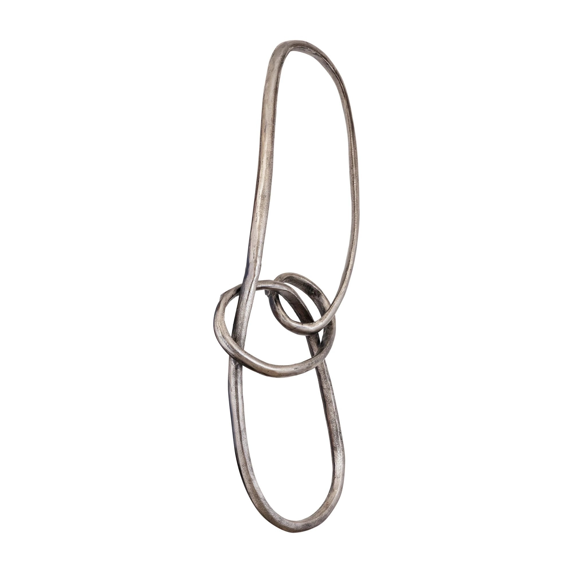 Wun Nikkel Gegoten Aluminium Knoop Wanddecoratie by PTMD