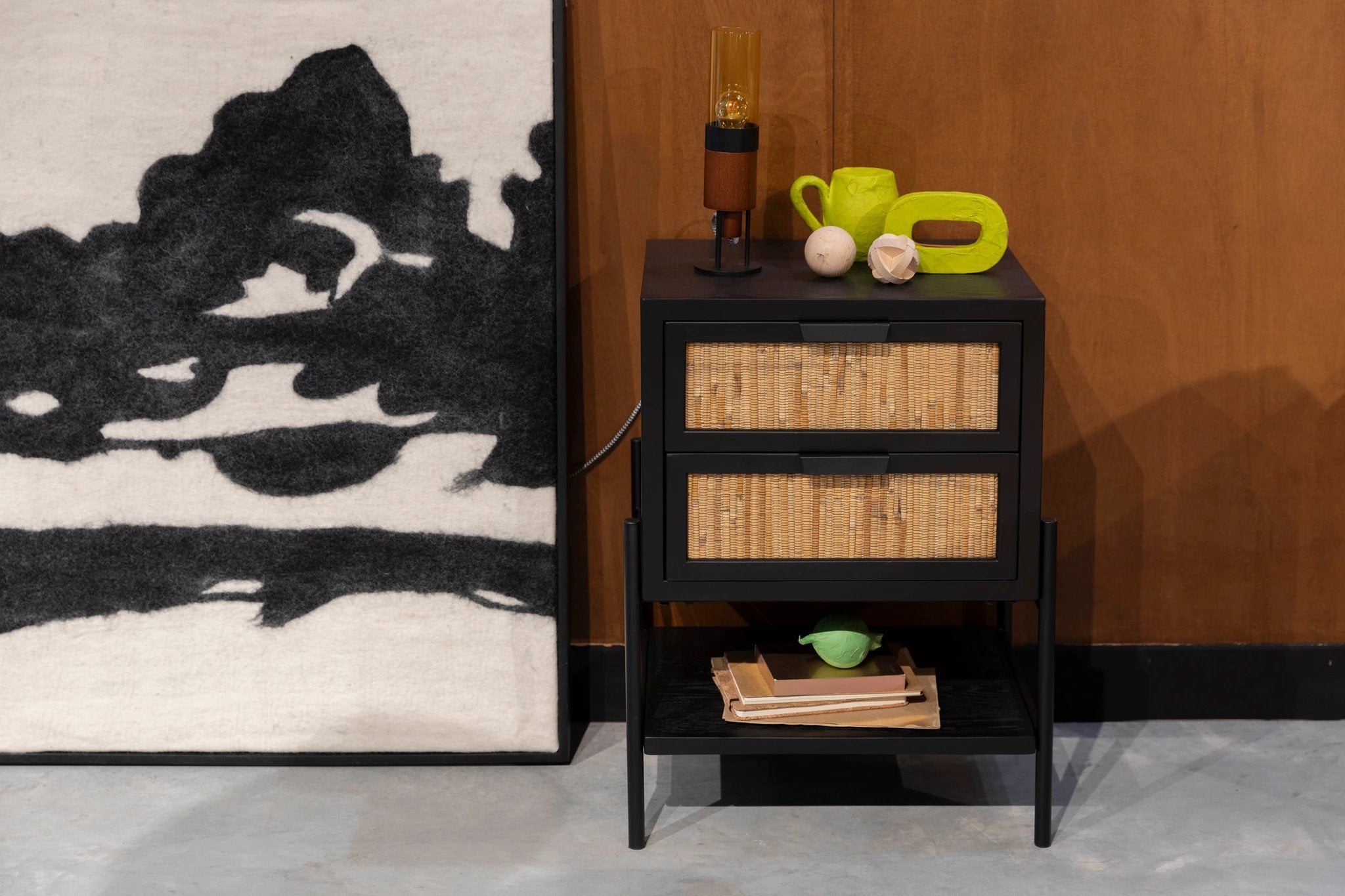 Bijzettafel Yasu Black by Dutchbone