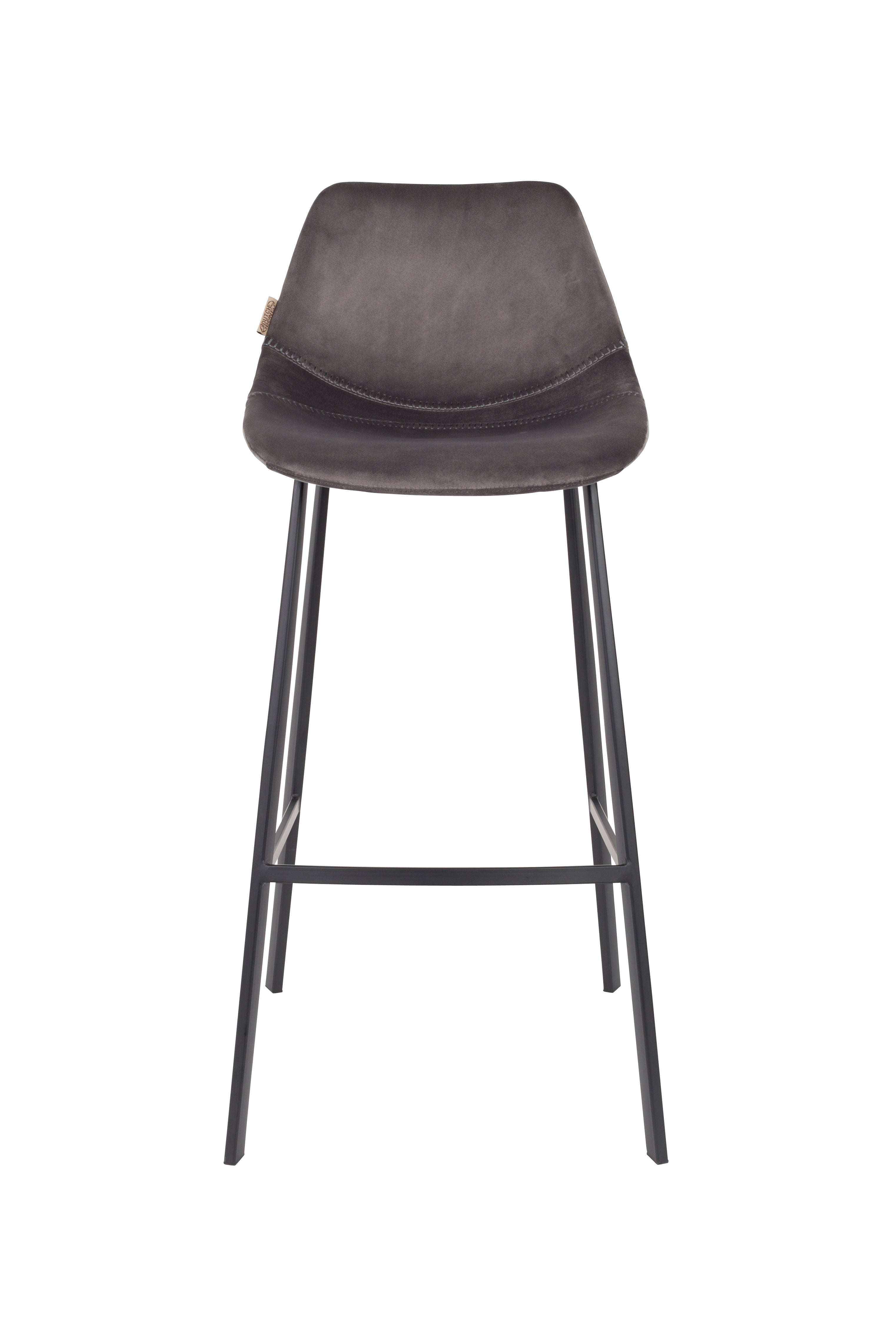 Barstool Franky Velvet Grey