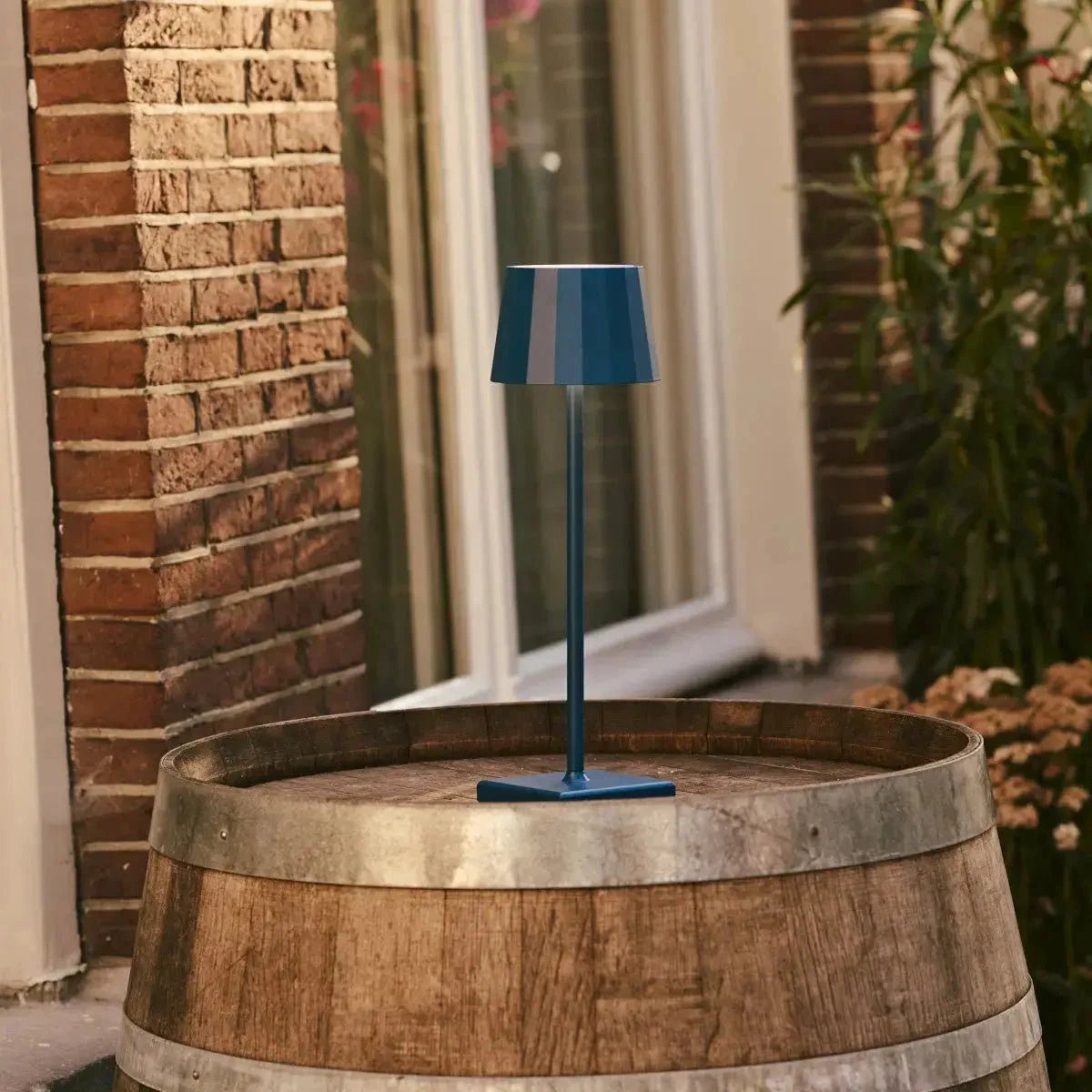 Tafellamp oplaadbaar Wouter delftware blauw by Tavellio - Amsterdam