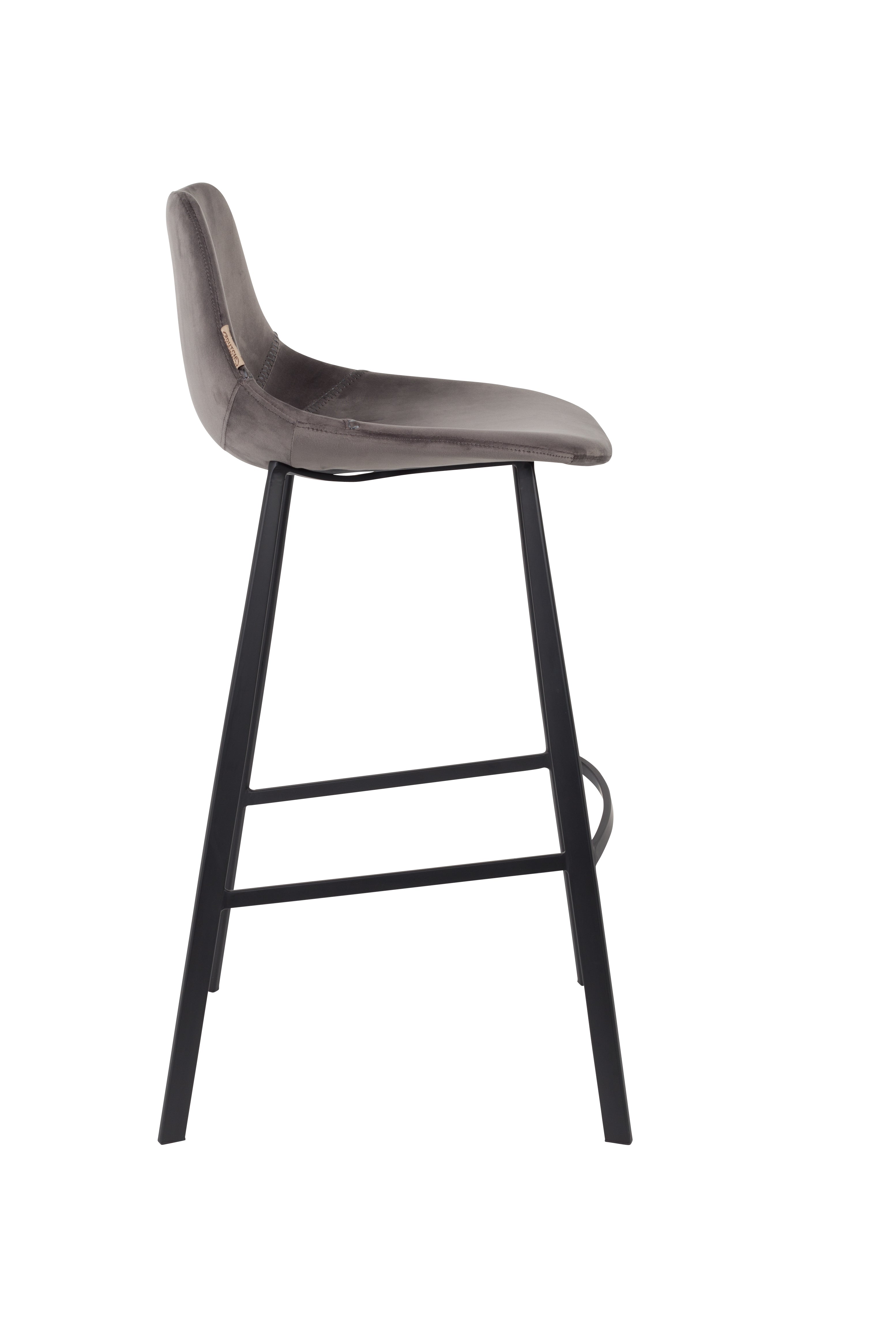 Barstool Franky Velvet Grey