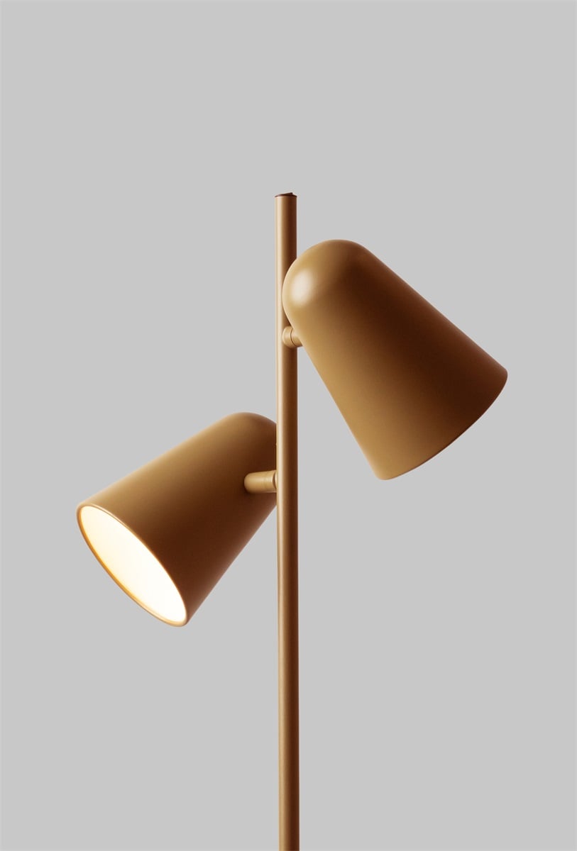 Vloerlamp Salamanca, mosterd