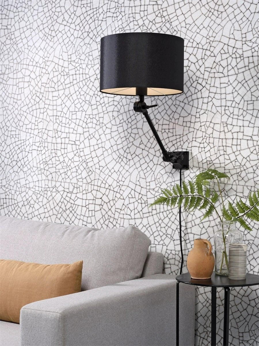 Wandlamp Amsterdam - Zwart/Zwart - 65x32x45cm by it's about RoMi
