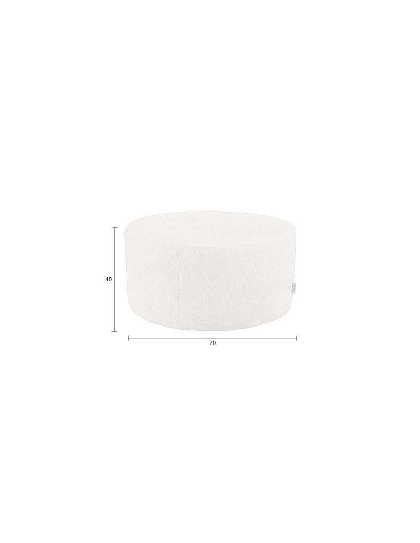 Pouf Rocca Latte