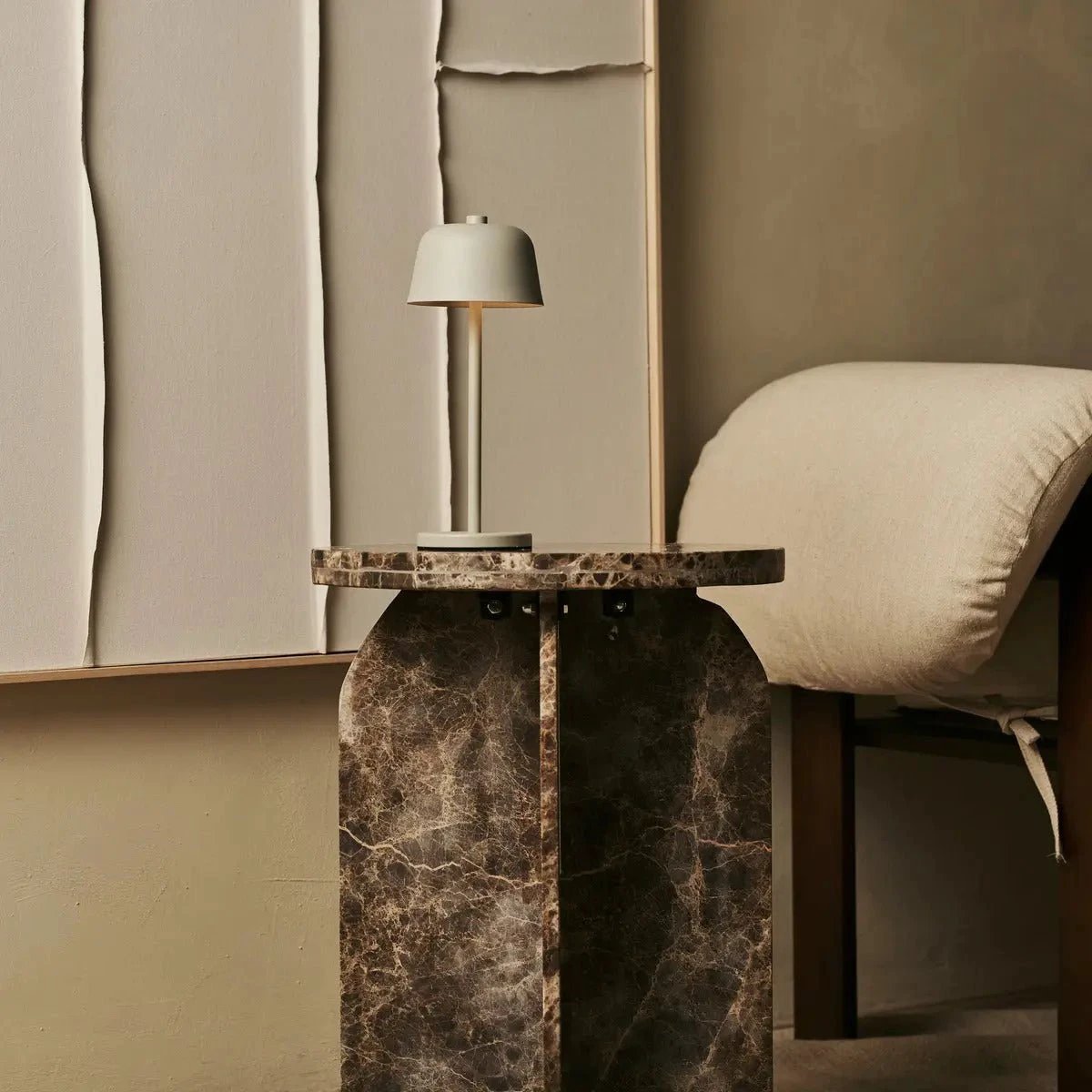 Tafellamp oplaadbaar Anton Shadow Gray by Tavellio - Amsterdam