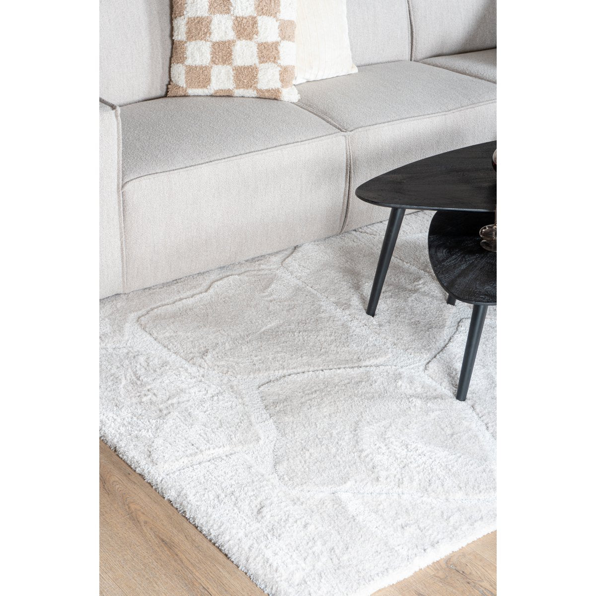 Vloerkleed Macy Creme 240 x 340 cm