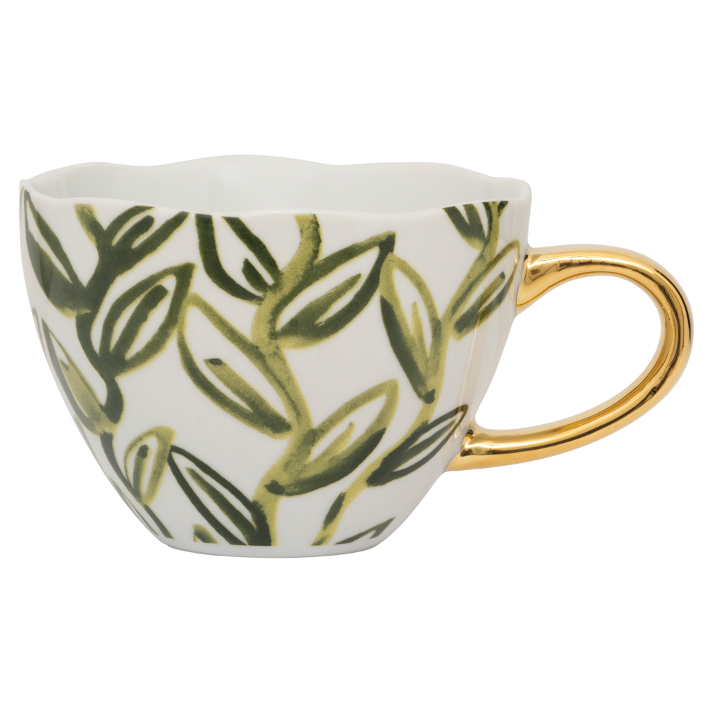 Good Morning kopje Cappuccino/Tea Leaves, Evergreen Sprig by Urban Nature Culture