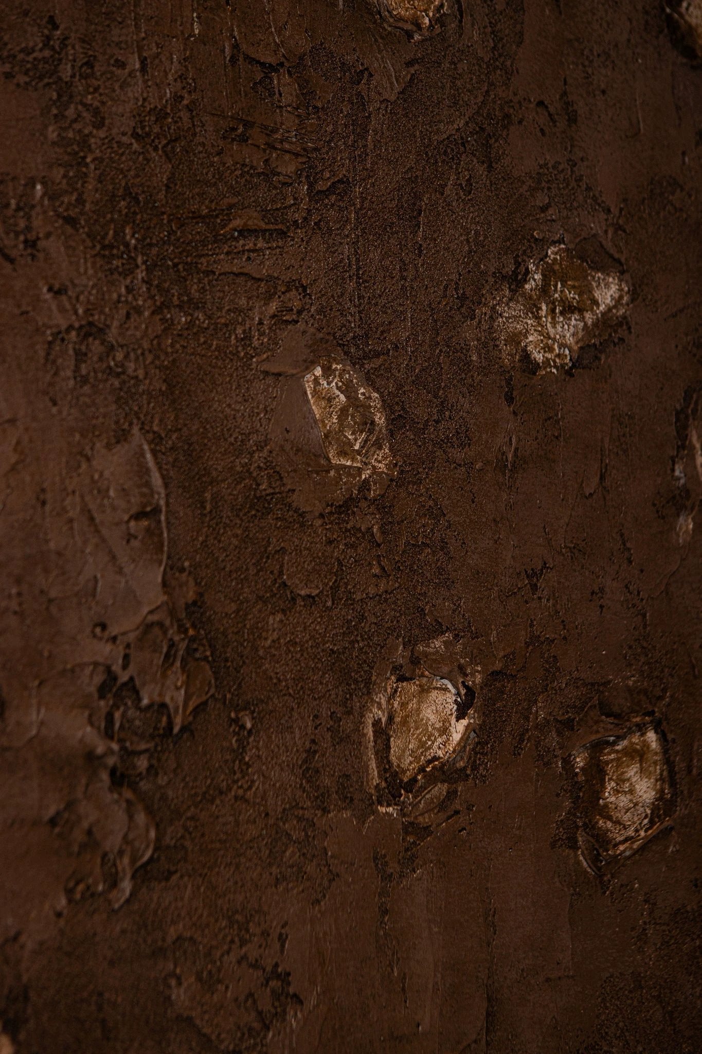 Porty Bruin Canvas Schilderij Rechthoekig by PTMD