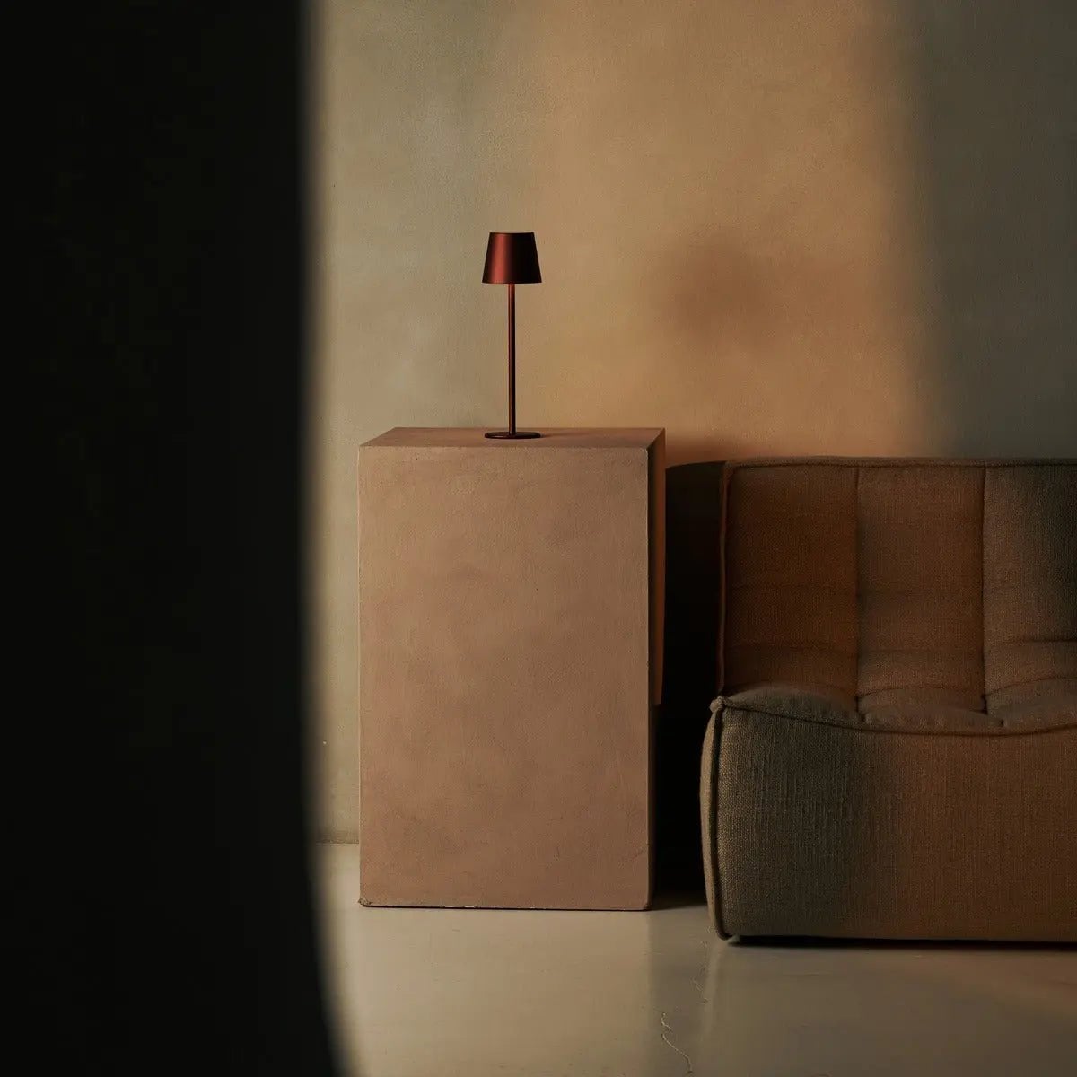 Tafellamp oplaadbaar Jasper Brons