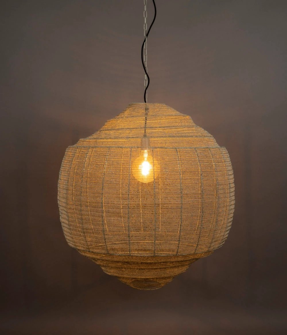 Hanglamp Meezan Sand Grey Xl by Dutchbone