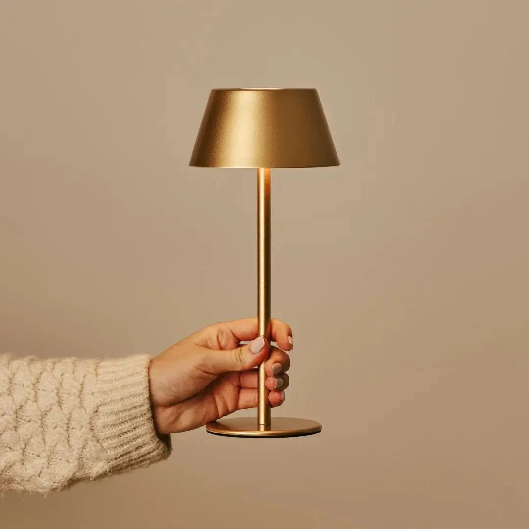Tafellamp oplaadbaar Milou Gold by Tavellio - Amsterdam