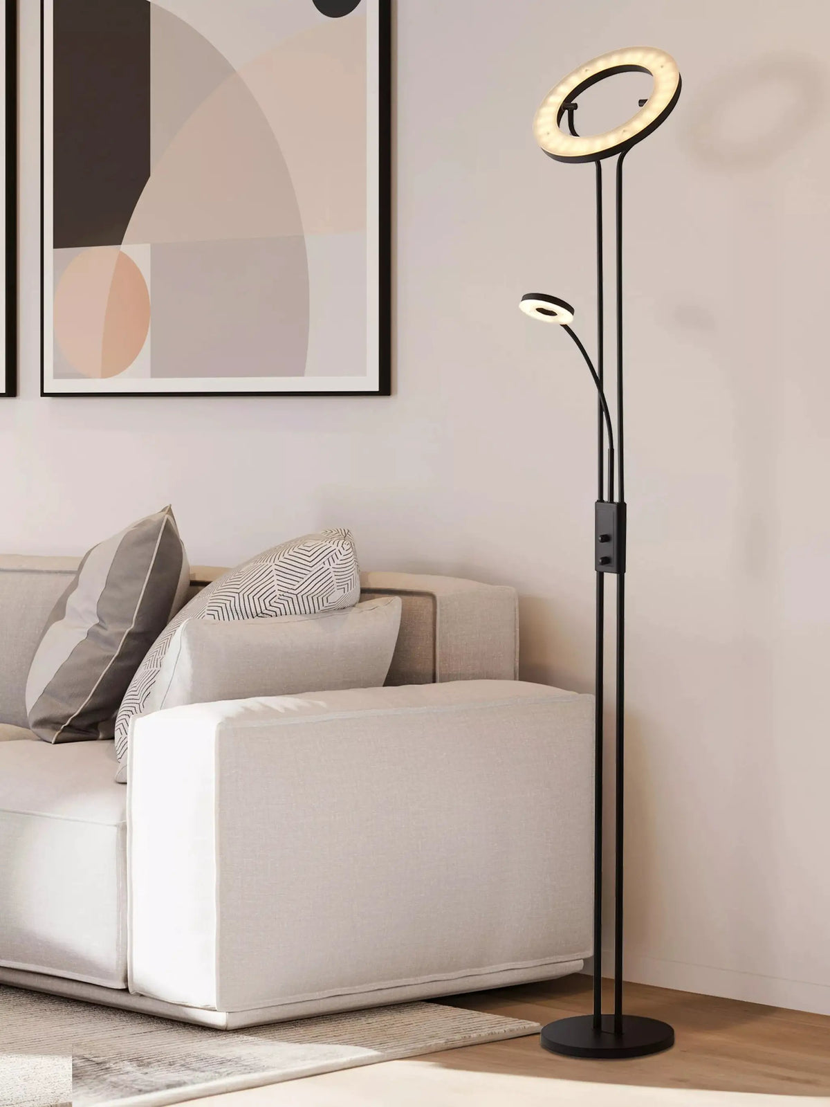 Vloerlamp Mother & Child - Black by Searchlight