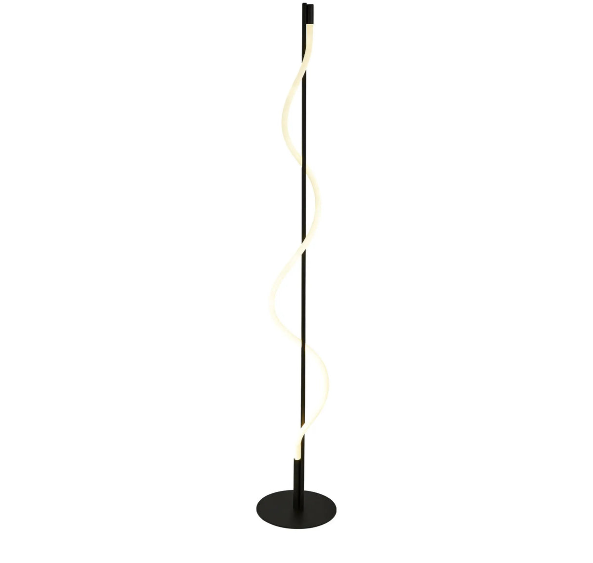 Vloerlamp Serpent - Matt Black and White by Searchlight
