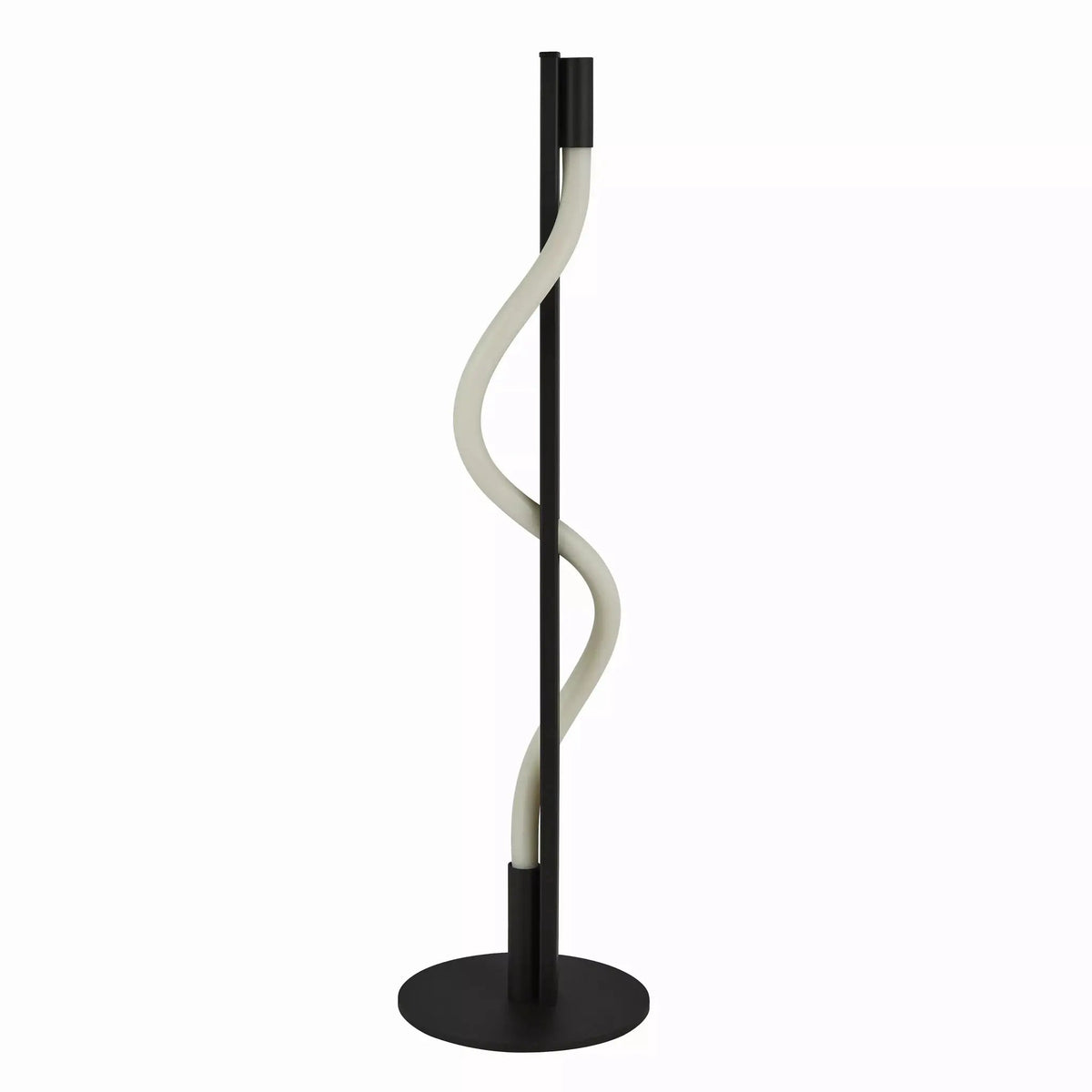 Vloerlamp Serpent - Matt Black and White by Searchlight