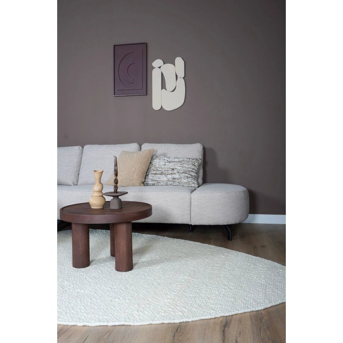 Vloerkleed Stone White - Kiezelvormig 200 x 280 cm by Veer Carpets