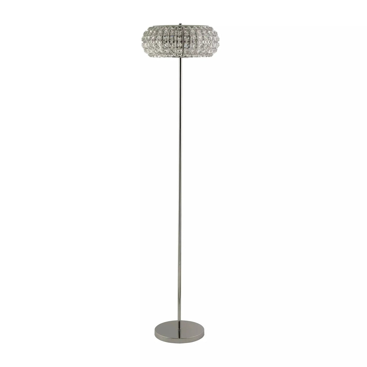 Vloerlamp Marilyn 3-lichts - Chrome and Clear by Searchlight